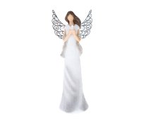Anděl s holubicí 19cm,polyresin