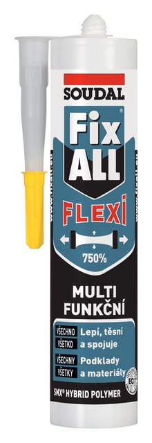 Lepidlo Fix ALL FLEXI 290ml bílý - Tmelení, lepení, maziva lepidla