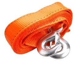 Lano tažné/popruh+háky 4mx50mm Lano tažné/popruh+háky 4mx50mm - Dům a dílna ruční nářadí, organizery
