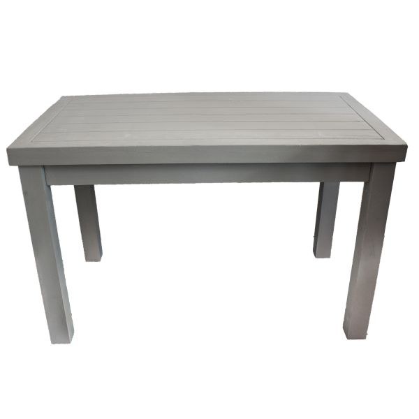 Stůl 120x70x78cm dřevo, šedý - Domácnost a úklid drobný nábytek