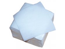 Papírové ubrousky-bílá 500ks 33x33