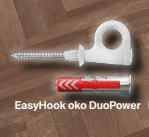 EasyHook oko Duopower 8x40 - Kotevní technika Hmoždinky hmožninka s hákem, okem, skobou
