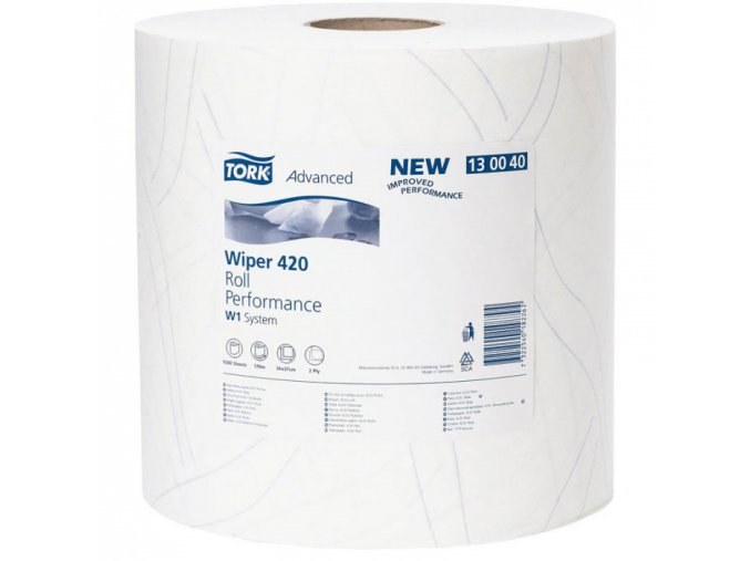 Utěrka papírová Tork střední odvíjení bílá 368 útržků 2 vrstvy - Průmyslový a hygienický program papírové ručníky, utěrky, kapesníky