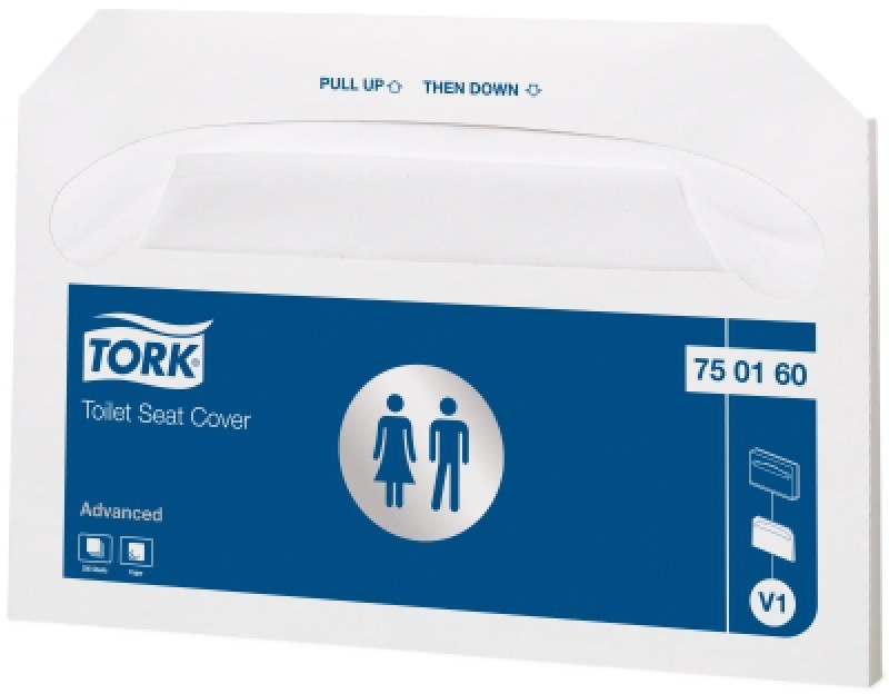 Podložka papírová Tork na WC sedátka sd 250ks - Průmyslový a hygienický program toaletní papír
