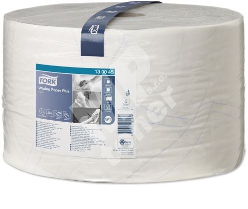 Utěrka papírová Tork Plus bílá - Průmyslový a hygienický program papírové ručníky, utěrky, kapesníky