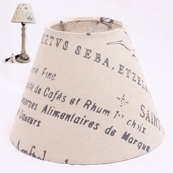Stínidlo lampy 22,5x17cm/E14 Potisk Stínidlo lampy 22,5x17cm/E14 Potisk - Domácnost a úklid bytové dekorace, textilní doplňky