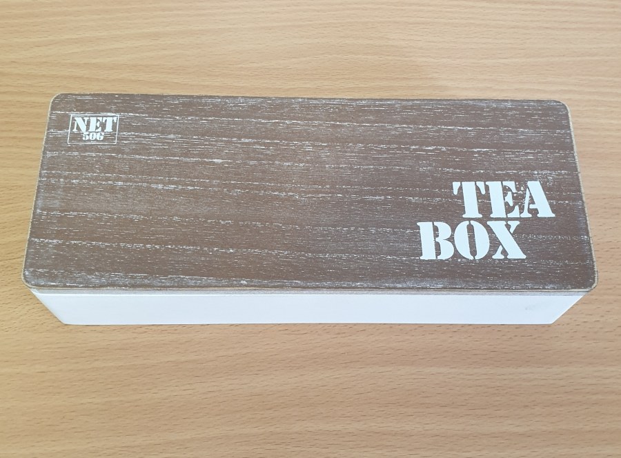 Krabička na čaj dřevěná - Kuchyně skladování a zavařování potravin a nápojů