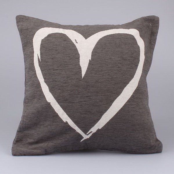Návlek na polštář 40x40cm Srdce, textil Návlek na polštář 40x40cm Srdce, textil - Domácnost a úklid bytové dekorace, textilní doplňky