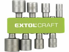 Sada hlavic 5-13mm/8ks nástrč.do vrtačky Extol Craft