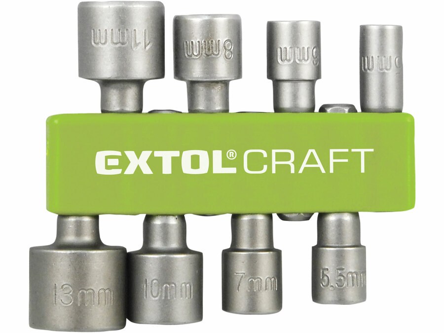 Sada hlavic 5-13mm/8ks nástrč.do vrtačky Extol Craft Sada hlavic 5-13mm/8ks nástrč.do vrtačky Extol Craft - Dům a dílna elektro, pneu nářadí a příslušenství