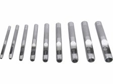 Sada děrovačů do kůže 2,5-10mm 9ks Extol Craft