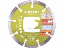 Kotouč řez.diam.115mm segment Extol Craft