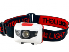Čelovka 40lm 1W+2LED červené ABS plast Extol Light