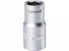 Hlavice nástr.7mm 1/4" Fortum