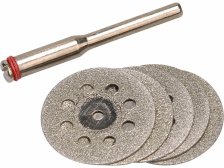 Sada diamantových řez.kotoučů 6ks/přím.brusku