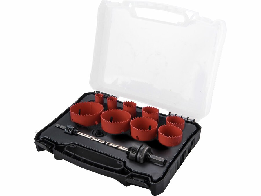 Sada korun.vrtáků 9ks/19-64mm Bi-metal Extol Premium - Vrtáky, sekáče, dláta,korunky