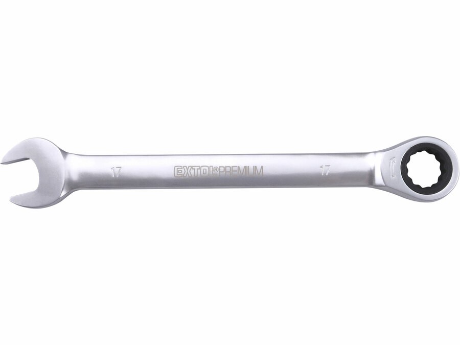 Klíč ráčnový očko-plochý 17mm Extol Premium Klíč ráčnový očko-plochý 17mm Extol Premium - Dům a dílna ruční nářadí, organizery