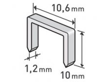Spony 10mm/1000ks/10,6x1,2mm do sponkovačky