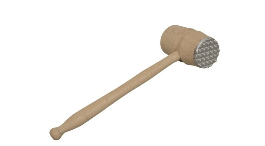 Palička na maso 33cm jednostr.dř/kov Palička na maso 33cm jednostr.dř/kov - Kuchyně kuchyňské náčiní a pomůcky