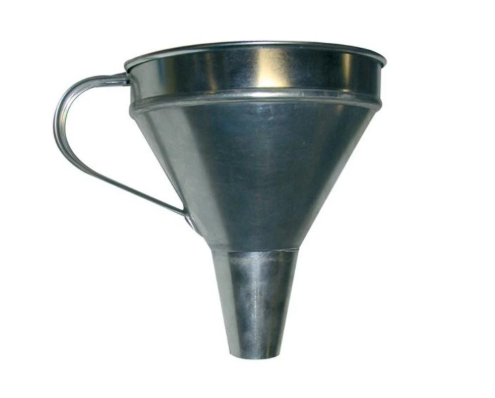 Nálevka+sítko rovná, kov - Kuchyně kuchyňské náčiní a pomůcky