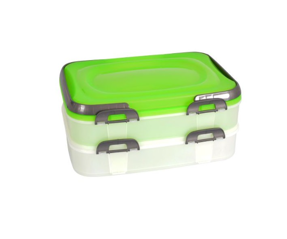 Box Piknik 2patra/40x30x18cm PH,mix barev - Kuchyně skladování a zavařování potravin a nápojů
