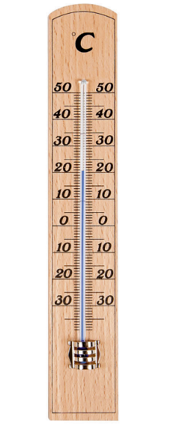 Teploměr vnitřní 20cm (-40+50°C) buk,dřevo - Domácnost a úklid potřeby a pomůcky pro domácnost