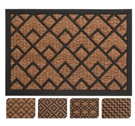 Rohož 40x60cm guma+kokos mix dekorů Rohož 40x60cm guma+kokos mix dekorů - Domácnost a úklid potřeby a pomůcky pro domácnost