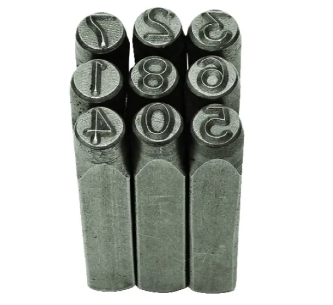 Razidla čísel 6mm Hobby Razidla čísel 6mm Hobby - Dům a dílna ruční nářadí, organizery