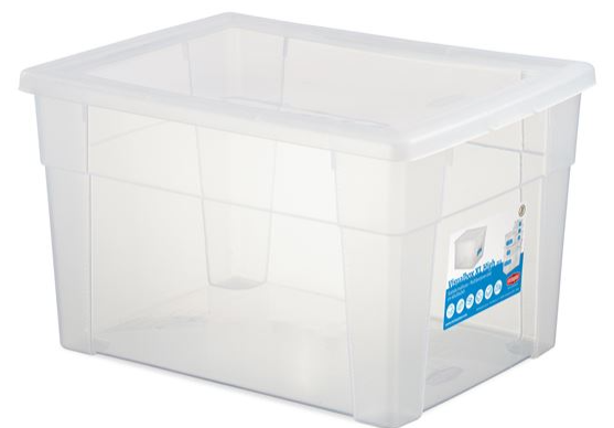Box úložný s víkem 20l 40x30x24cm Scatola - Domácnost a úklid potřeby a pomůcky pro domácnost