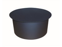 Víčko kouřové 180mm/1,5mm černé - Dům a dílna kouřovina