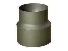 Redukce trub.125/120mm 1,5mm černá