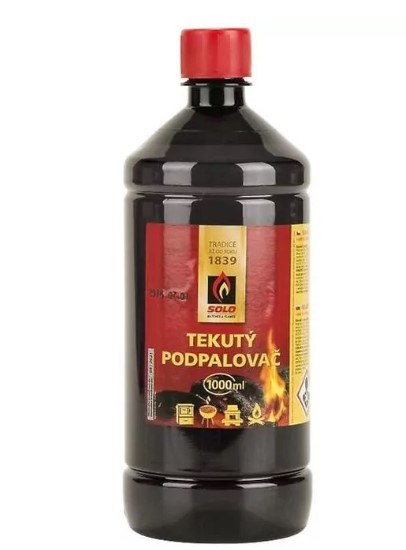 Podpalovač tekutý 1l Solo Podpalovač tekutý 1l Solo - Domácnost a úklid potřeby a pomůcky pro domácnost