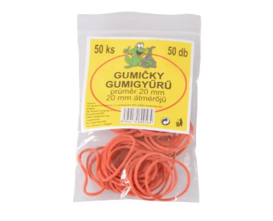 Gumičky 20mm/50ks Gumičky 20mm/50ks - Kuchyně skladování a zavařování potravin a nápojů