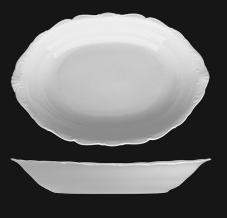 Koš na chléb 36cm Ofelie porcelán - Kuchyně stolování