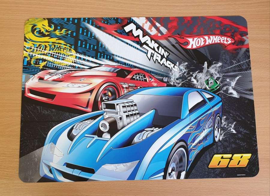 Prostírání Hot Wheels 42x30cm VÝPRODEJ Prostírání Hot Wheels 42x30cm VÝPRODEJ - Kuchyně stolování