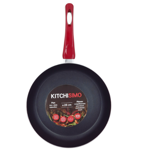 Pánev 28cm Kitchisimo nepřilnavý povrch Pánev 28cm Kitchisimo nepřilnavý povrch - Kuchyně nádobí, příslušenství