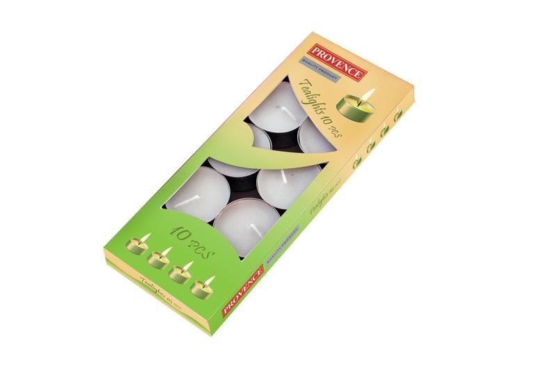 Svíčky čajové 10ks - Domácnost a úklid bytové dekorace, textilní doplňky