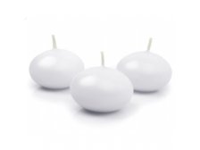 Svíčka plovoucí bílá