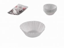 Košíček papírový 4,5cm/100ks bílý