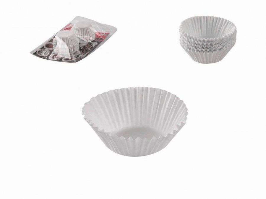 Košíček papírový 4,5cm/100ks bílý - Kuchyně pečení, koření