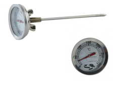Teploměr do udírny 16cm (0°-300°) nerez