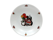 Talíř mělký 21cm Krtek porcelán