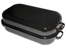 Dvojpekáč 25x17cm/2l hladký,smalt