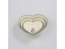 Misky keram.3ks srdce