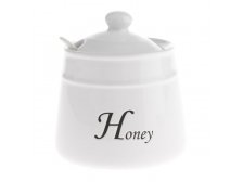 Dóza na Med 530ml bílá, kreamika