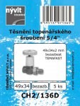 Ch2/136D na ventil topení 5/4 49x34x2 Ch2/136D na ventil topení 5/4 49x34x2 - Domácnost a úklid potřeby a pomůcky pro domácnost