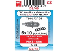 Sada O kroužků 6x10mm D1/46