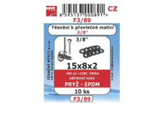 Těsnění 10ks 3/8" na převleč.matici, guma