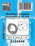 K1/454A rozetka přepadu-chrom K1/454A rozetka přepadu-chrom - Domácnost a úklid potřeby a pomůcky pro domácnost