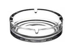 Popelník 14cm čirý,sklo